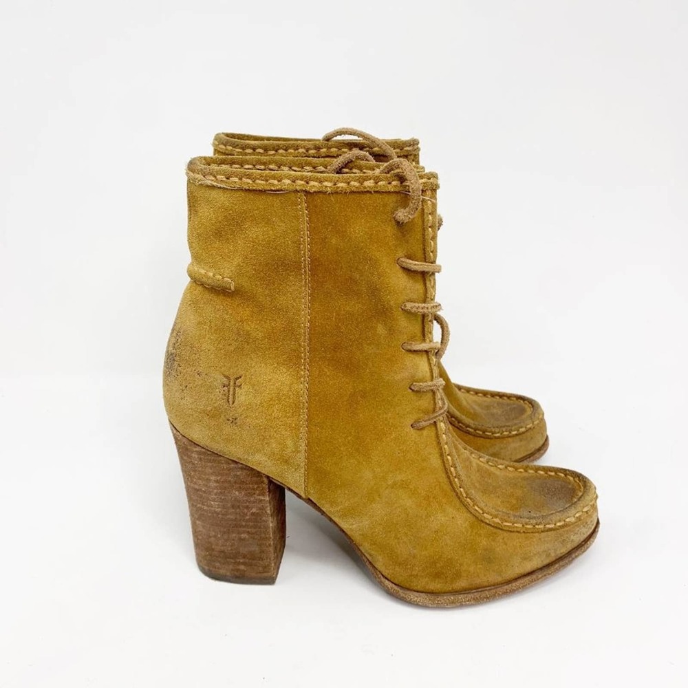 Frye Tan Ankle Boots